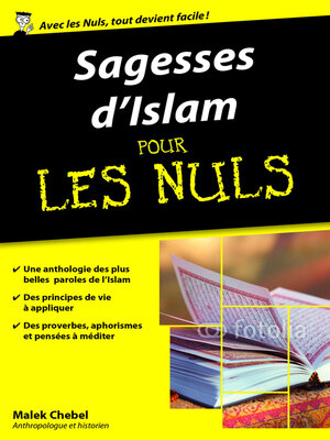 cover image of Sagesses d'Islam pour les Nuls poche
